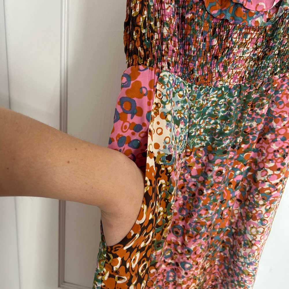 Maeve Colorful Silk Dress - Picture 6 of 6